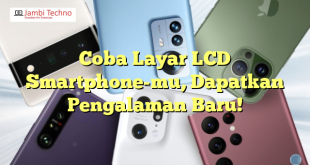 Coba Layar LCD Smartphone-mu, Dapatkan Pengalaman Baru!