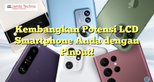 Kembangkan Potensi LCD Smartphone Anda dengan Pinout!