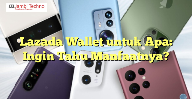 Lazada Wallet untuk Apa: Ingin Tahu Manfaatnya?